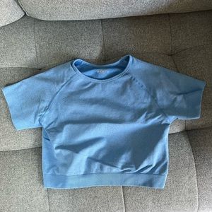 Cropped workout top